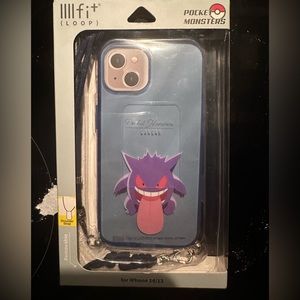 iPhone 13/14 Pokémon case with strap loop
